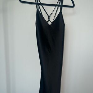 Topshop Black Backless Dress